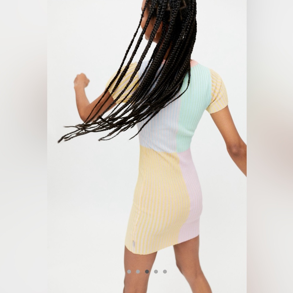 The Ragged Priest Ribbed Mini Dress - Picture 5 of 13